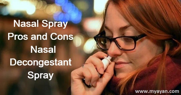 Nasal Spray Pros and Cons - Nasal Decongestant Spray