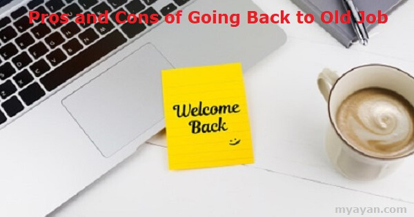 Pros and Cons of Going Back to Old Job